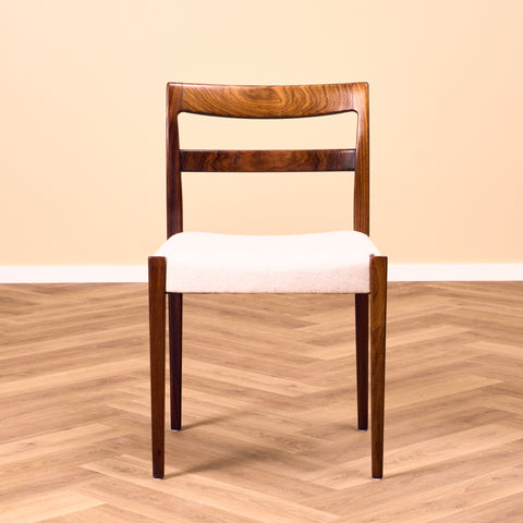 Swedish set of 4 dining chairs "Garmi" by Nilson Jonsson for Troeds