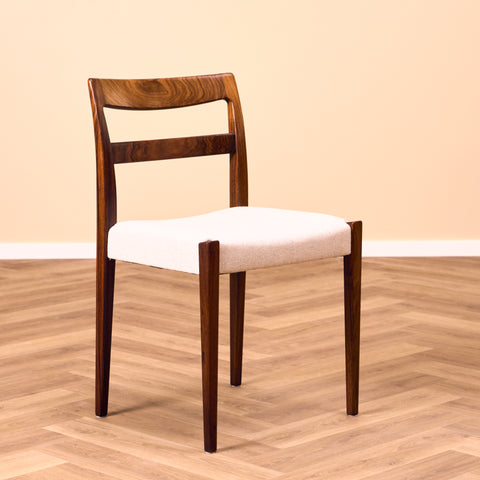 Swedish set of 4 dining chairs "Garmi" by Nilson Jonsson for Troeds