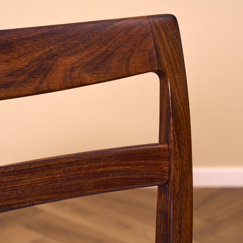 Swedish set of 4 dining chairs "Garmi" by Nilson Jonsson for Troeds