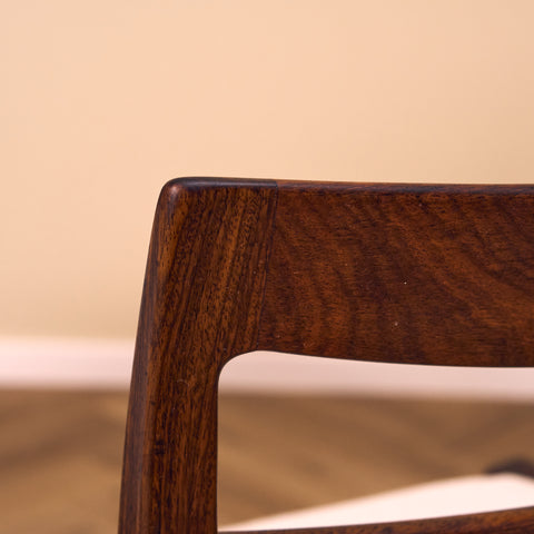 Swedish set of 4 dining chairs "Garmi" by Nilson Jonsson for Troeds