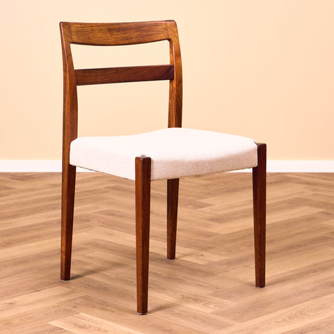 Swedish set of 4 dining chairs "Garmi" by Nilson Jonsson for Troeds