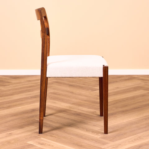 Swedish set of 4 dining chairs "Garmi" by Nilson Jonsson for Troeds