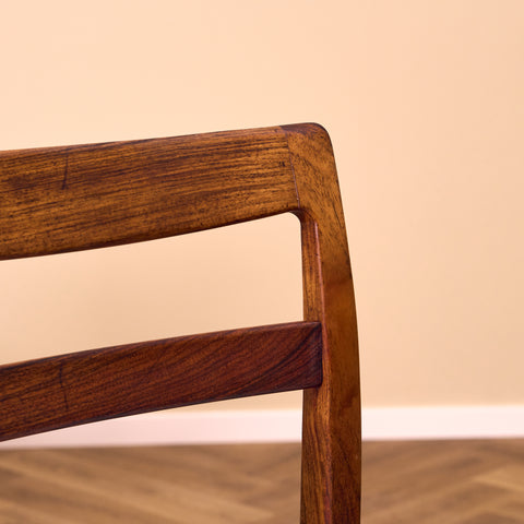 Swedish set of 4 dining chairs "Garmi" by Nilson Jonsson for Troeds