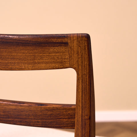 Swedish set of 4 dining chairs "Garmi" by Nilson Jonsson for Troeds