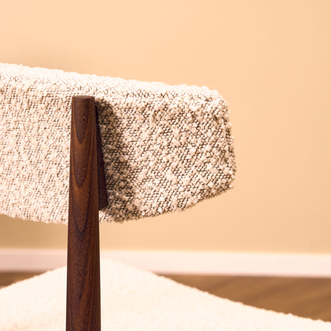 Danish set of 4 dining chairs in walnut