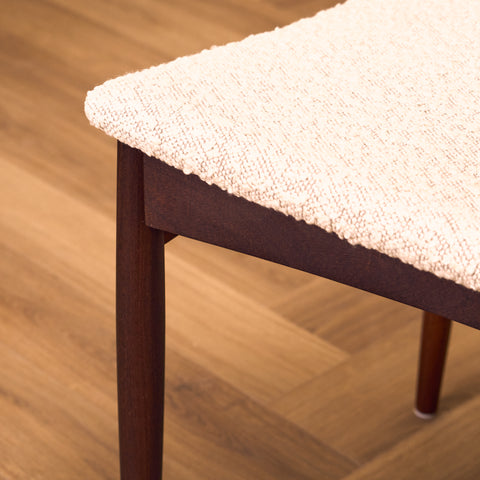 Danish set of 4 dining chairs in walnut