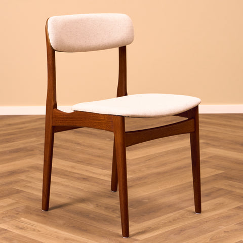 Danish set of 4 dining chairs by B. Rasmussen for Thorso Mobelfabrik