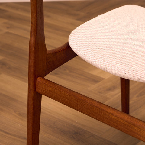 Danish set of 4 dining chairs by B. Rasmussen for Thorso Mobelfabrik