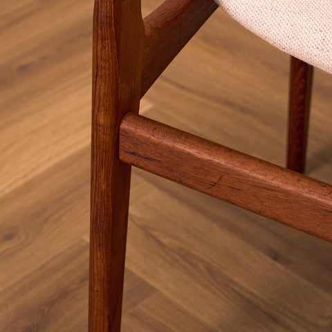 Danish set of 4 dining chairs by B. Rasmussen for Thorso Mobelfabrik