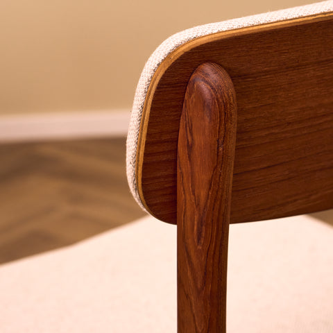 Danish set of 4 dining chairs by B. Rasmussen for Thorso Mobelfabrik