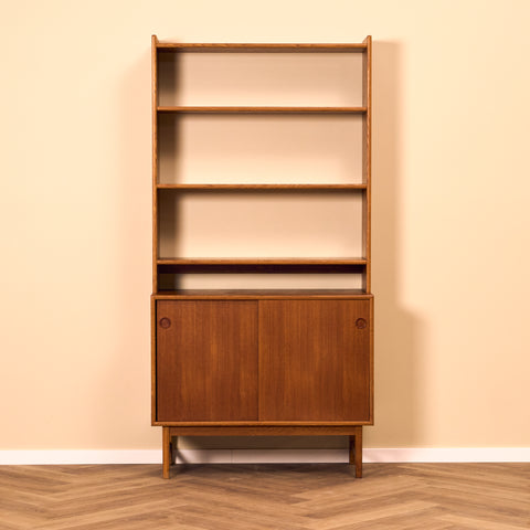 Swedish bookshelf in teak