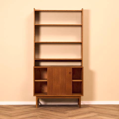 Swedish bookshelf in teak