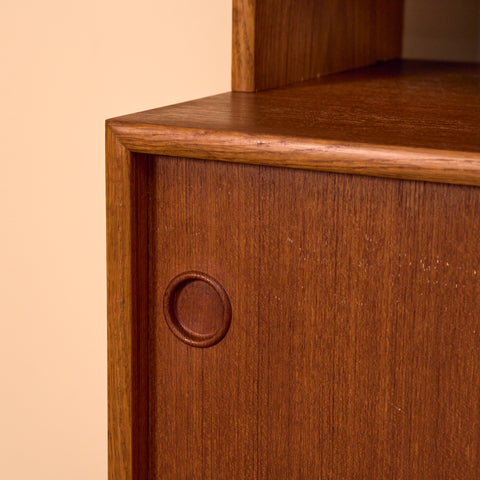 Swedish bookshelf in teak