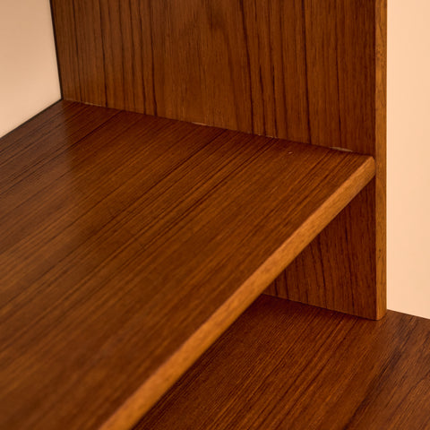 Swedish bookshelf in teak