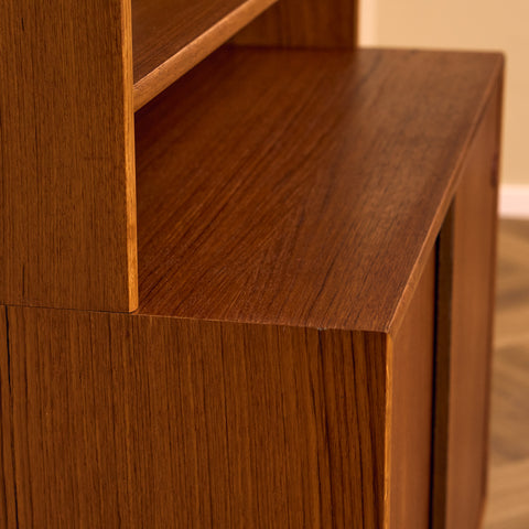 Swedish bookshelf in teak