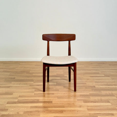 Solid teak chairs, Henning Kjaernulf & Bruno Hansen