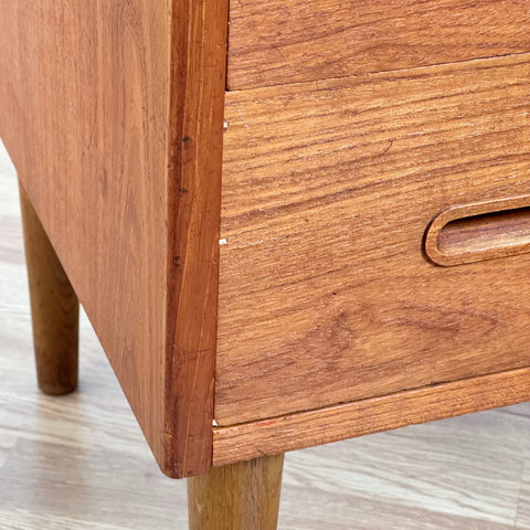 Chest of drawers in teak, 1950-60s