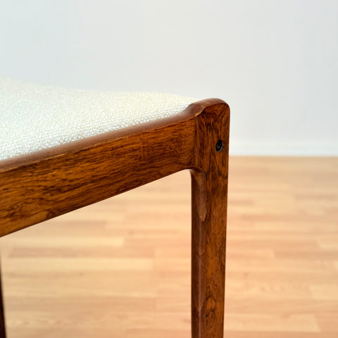 Danish dining chairs in Santos rosewood