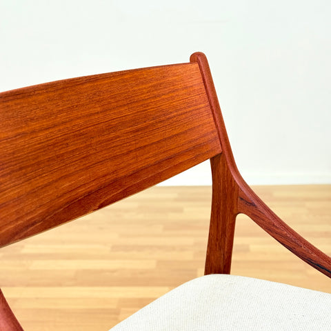 Danish dining chairs in teak by Vestervig Eriksen for Brdr. Tromborg, model 'BT21'