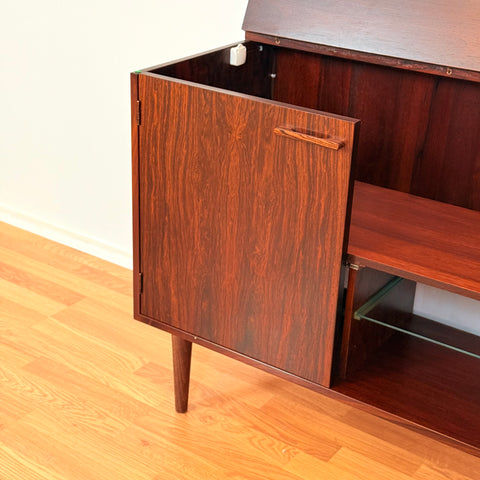 Danish sideboard in Santos rosewood by FM Furniture