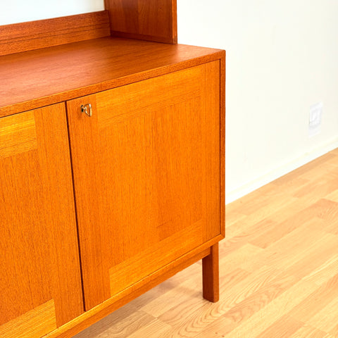 Swedish bookshelf in teak