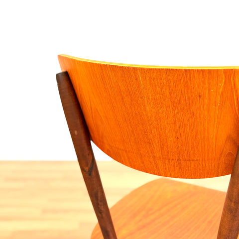 Swedish set of 4 dining chairs in teak by Bröderna Wigells Stolfabrik