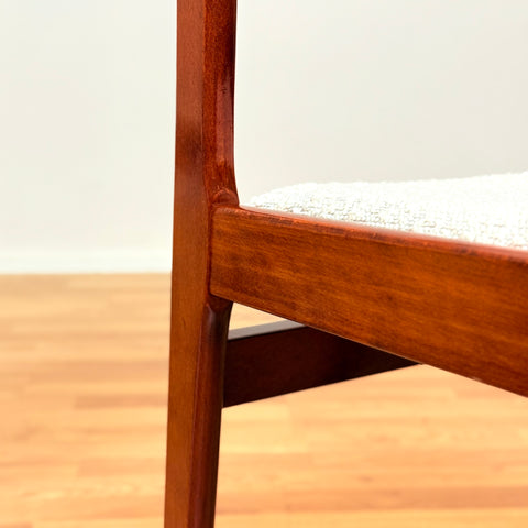 Danish dining chairs in stained beech