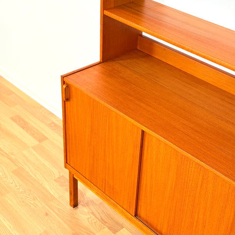 Swedish bookshelf in teak by B. Fridhagen for Bodafors