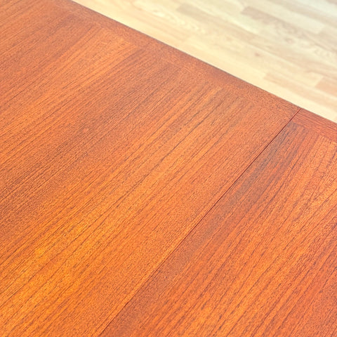 Swedish rectangular dining table in teak by Ulferts Möbler