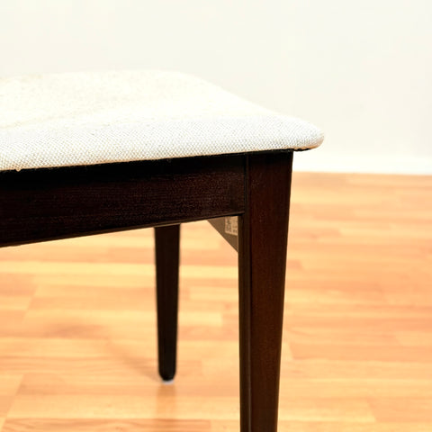 Danish pair of dining chairs in Santos rosewood