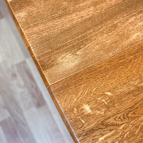 Danish oval dining table in oak by Gangsø