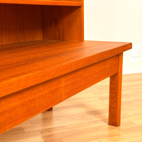 Swedish bookshelf in teak, 1950s-60s