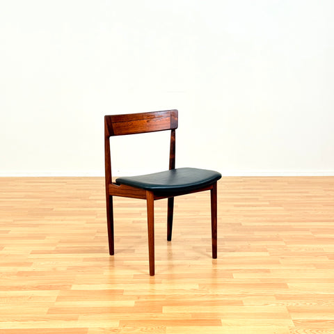 Danish dining chairs in Santos rosewood by Henry Rosengren Hansen for Brande Møbelindustri, model '39'