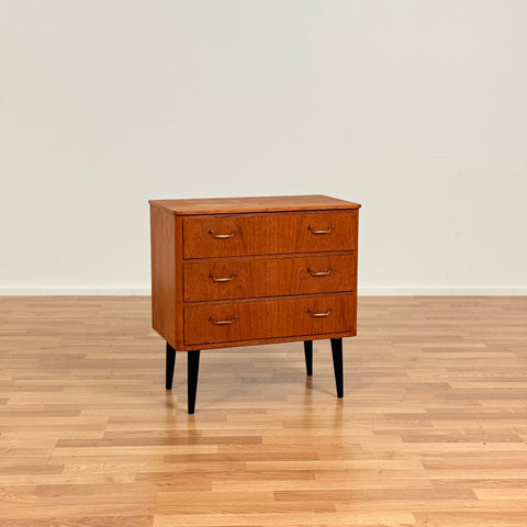 Chest of drawers in teak, 1950s-60s, Denmark