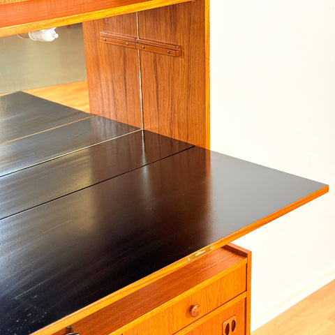 Swedish bookshelf in teak