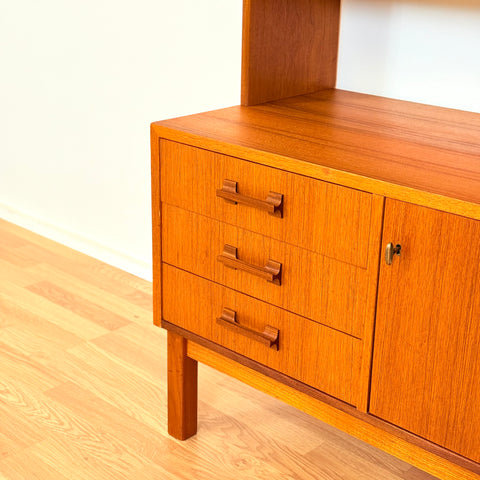 Swedish bookshelf in teak