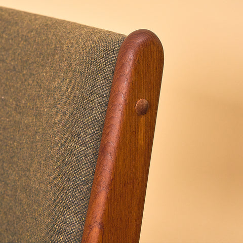 A rare set of Danish dining chairs in teak by Erik Buch for Anderstrup Møbelfabrik, model 89