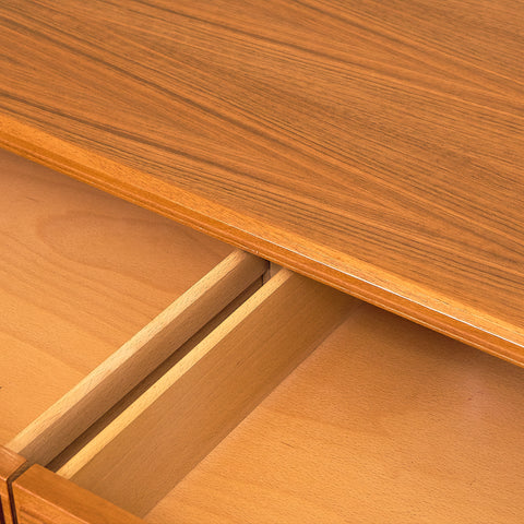 Swedish sideboard in walnut by Bertil Fridhagen for Bodafors, model 'Fasett'