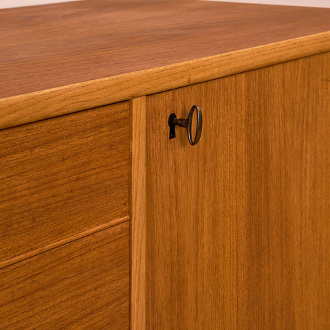 Swedish sideboard in teak & oak