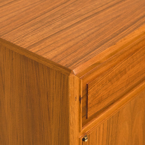 Swedish sideboard in walnut by Bertil Fridhagen for Bodafors, model 'Fasett'