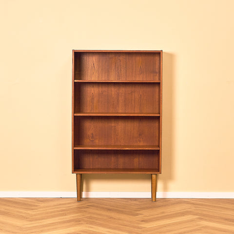 Danish Teak Bookshelf with Oak Legs