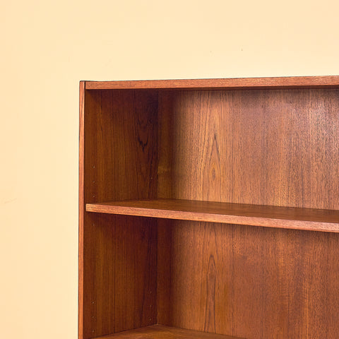 Danish Teak Bookshelf with Oak Legs