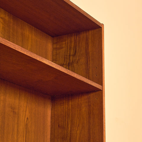 Danish Teak Bookshelf with Oak Legs