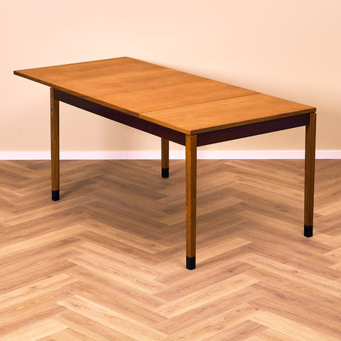 Swedish rectangular dining table in teak by Ulferts in Tibro