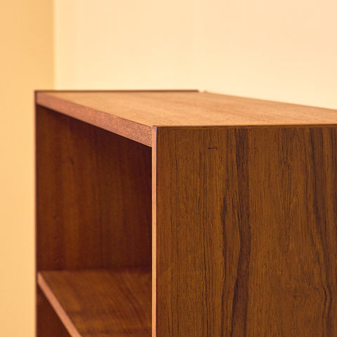 Danish Teak Bookshelf with Oak Legs