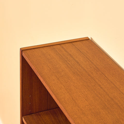 Danish Teak Bookshelf with Oak Legs
