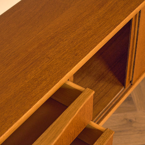 Swedish bookshelf in teak