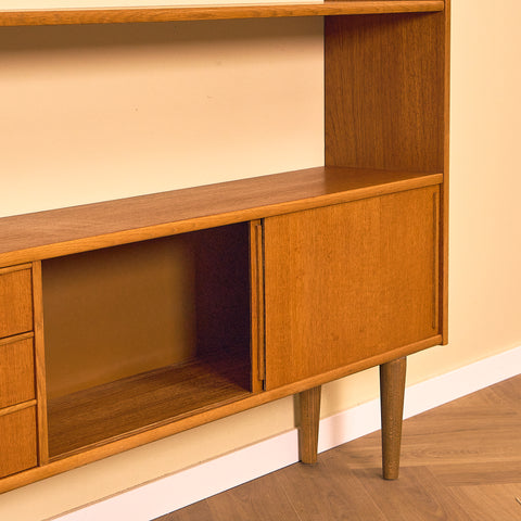 Swedish bookshelf in teak