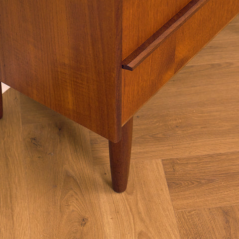 Danish chest of drawers in teak