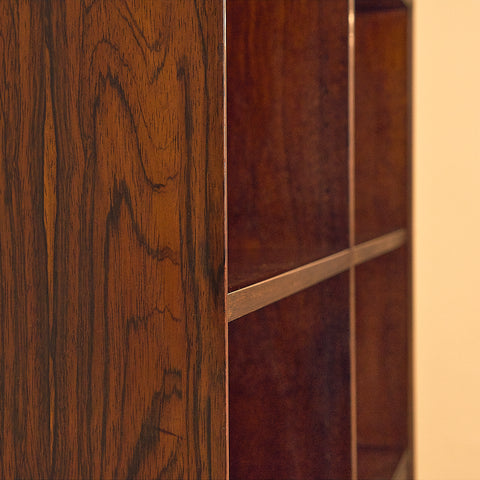 Danish Santos Rosewood Bookshelf with Drop-Front Desk